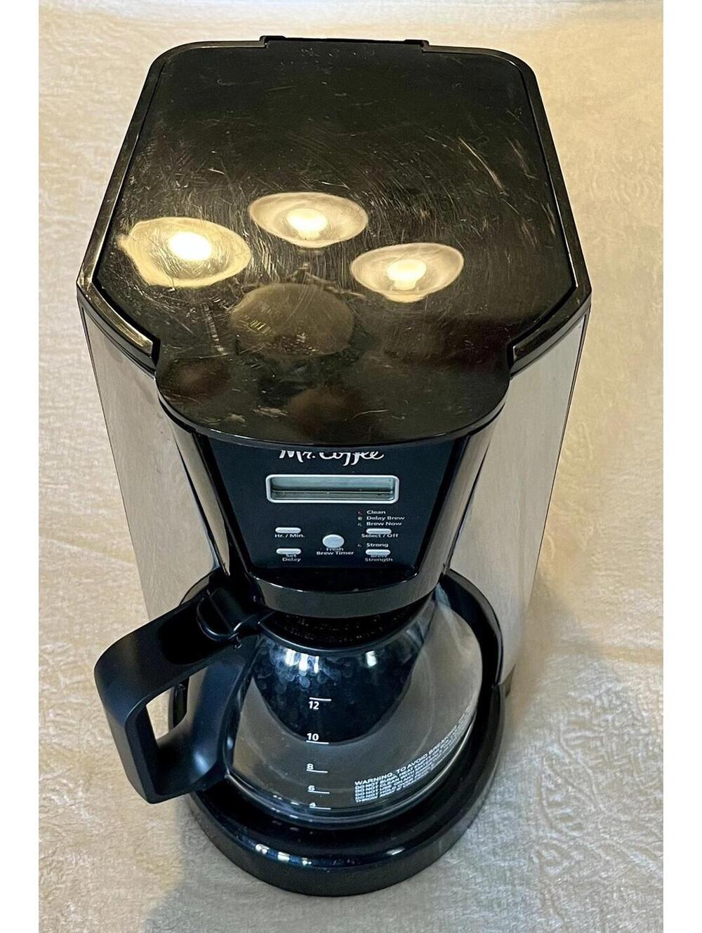 Mr. Coffee BVMC-MJX41-NWF 12 Cup Programmable Coffee Maker - Black  -Works